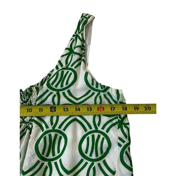 Maeve Green & White Shirt Women Top Size Small | 57-53 - Picture 6 of 7